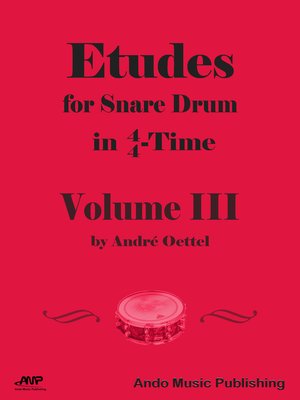 cover image of Etudes for Snare Drum in 4/4-Time--Volume 3